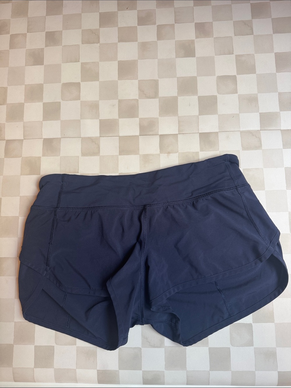 lululemon athletica Navy Performance Workout Shorts